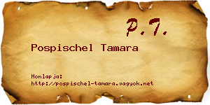 Pospischel Tamara névjegykártya